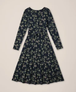 Organic Fit & Flare Wrap Dress