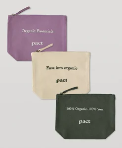 Organic Going Places Travel Pouch 3-Pack
