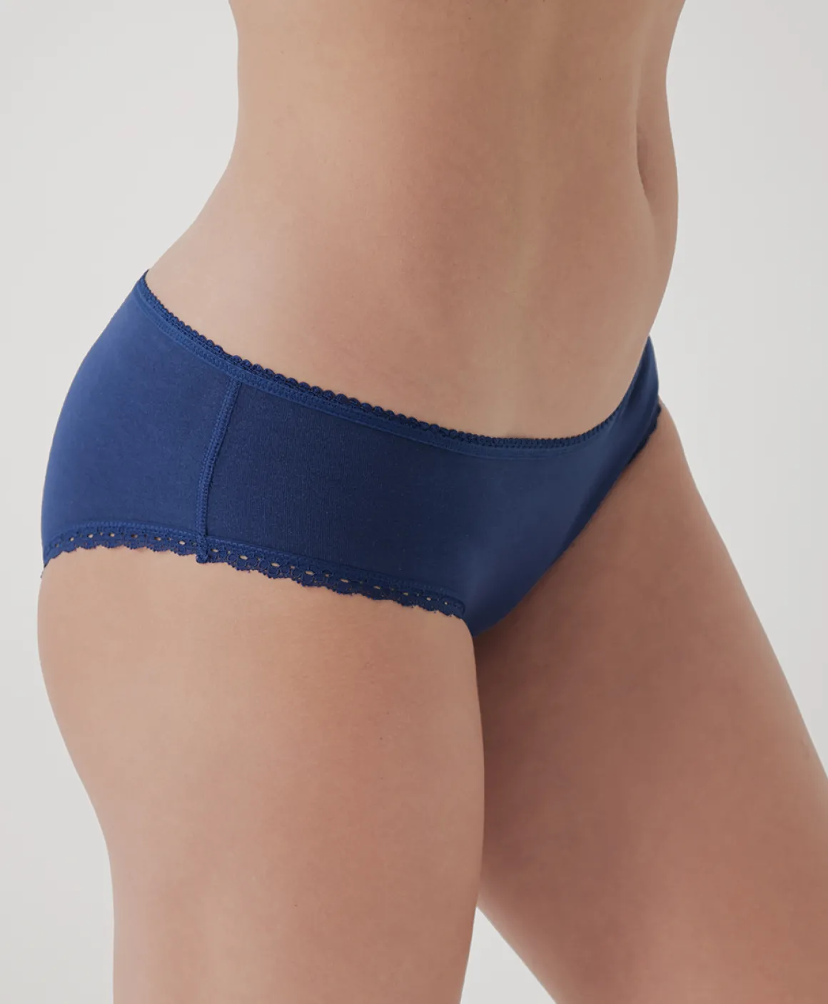 Organic Lace Cheeky Hipster 3-Pack