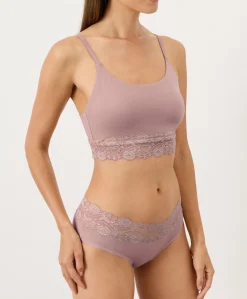 Organic Lace Modern Scoop Bralette