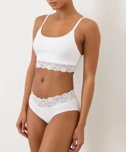 Organic Lace Modern Scoop Bralette