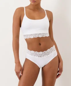 Organic Lace Modern Scoop Bralette