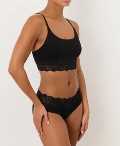 Organic Lace Modern Scoop Bralette