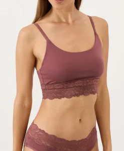 Organic Lace Modern Scoop Bralette