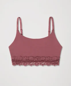 Organic Lace Modern Scoop Bralette