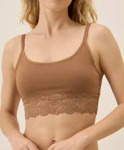 Organic Lace Smooth Cup Bralette