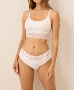 Organic Lace Smooth Cup Bralette
