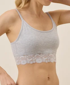 Organic Lace Smooth Cup Bralette