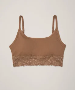 Organic Lace Smooth Cup Bralette