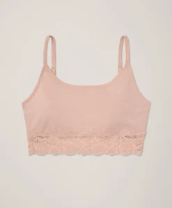 Organic Lace Smooth Cup Bralette