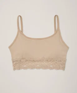 Organic Lace Smooth Cup Bralette