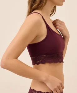 Organic Lace Smooth Cup Bralette