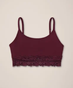 Organic Lace Smooth Cup Bralette