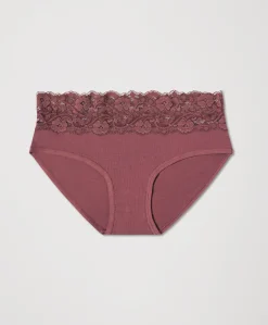 Organic Lace Waist Brief