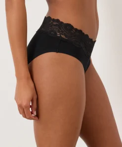 Organic Lace Waist Brief