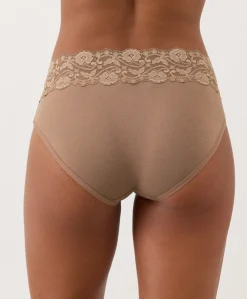 Organic Lace Waist Brief
