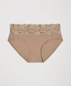 Organic Lace Waist Brief