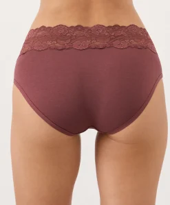 Organic Lace Waist Brief