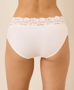 Organic Lace Waist Brief 3-Pack