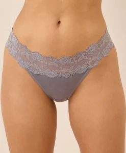 Organic Lace Waist Thong