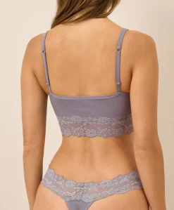 Organic Lace Waist Thong