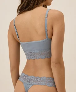 Organic Lace Waist Thong