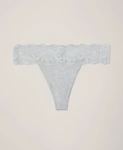 Organic Lace Waist Thong