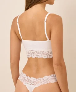 Organic Lace Waist Thong 3-Pack