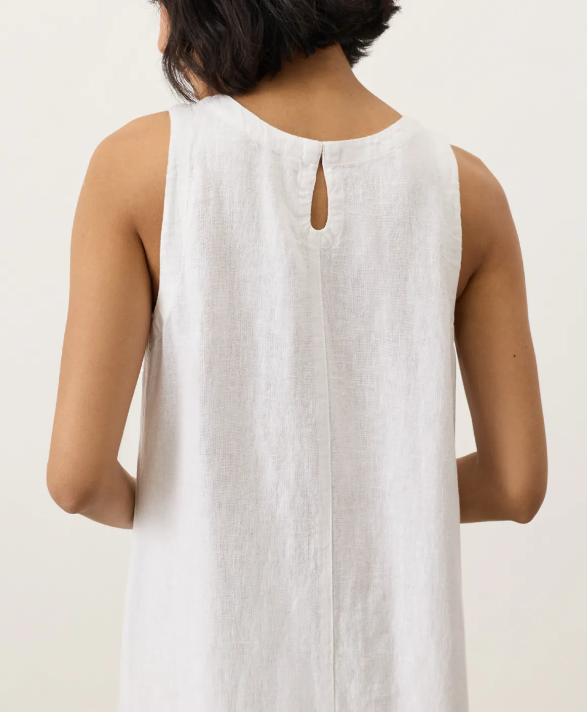Organic Linen Easy Tank Dress