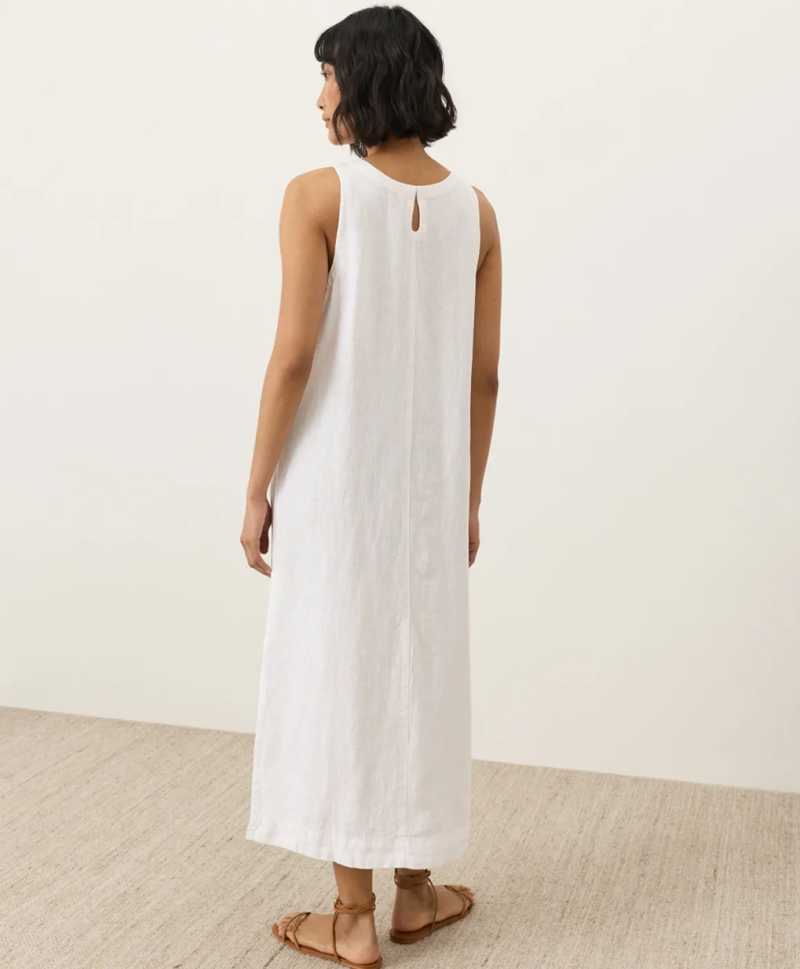 Organic Linen Easy Tank Dress