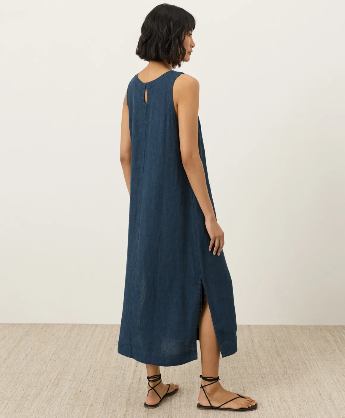 Organic Linen Easy Tank Dress