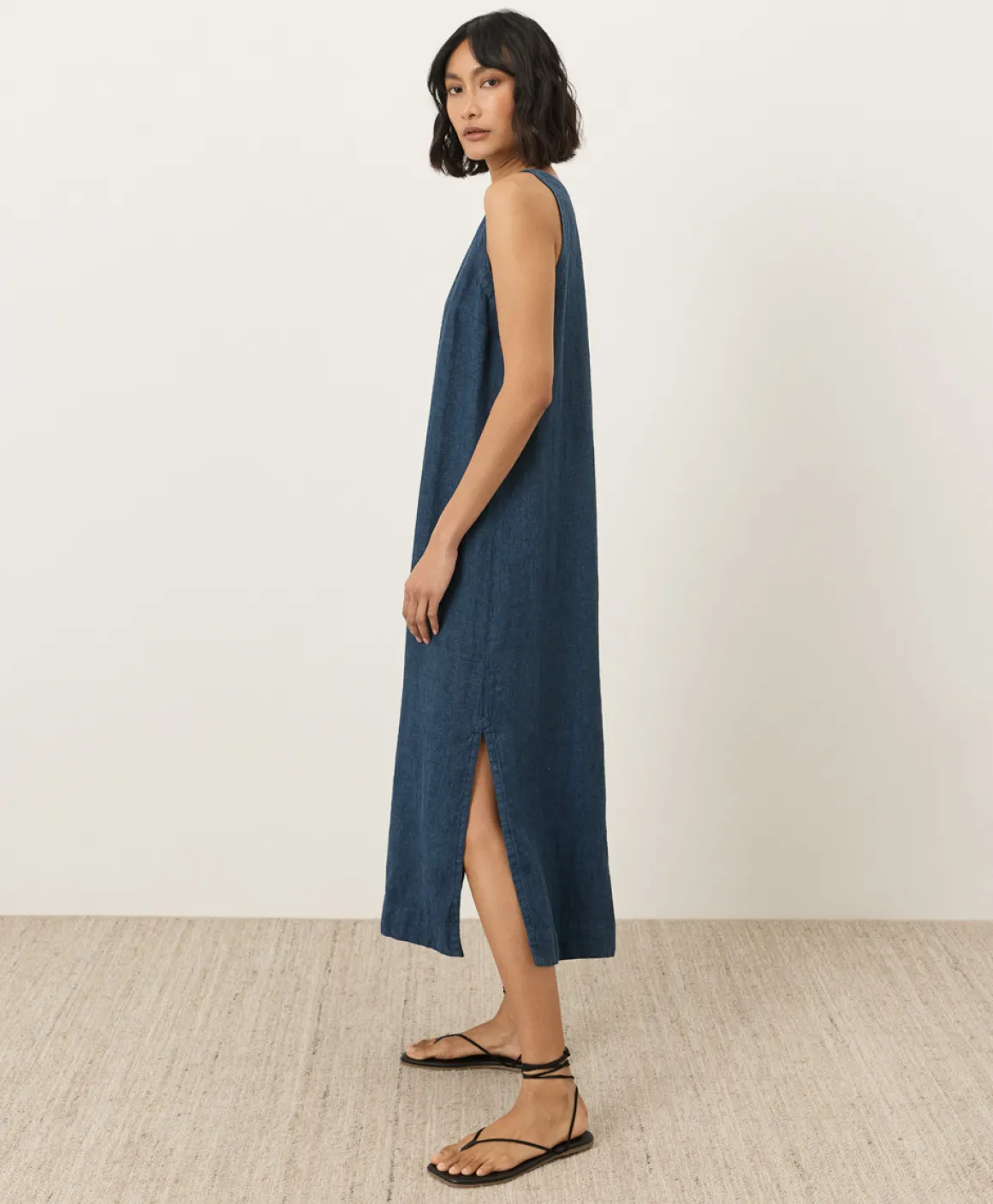 Organic Linen Easy Tank Dress