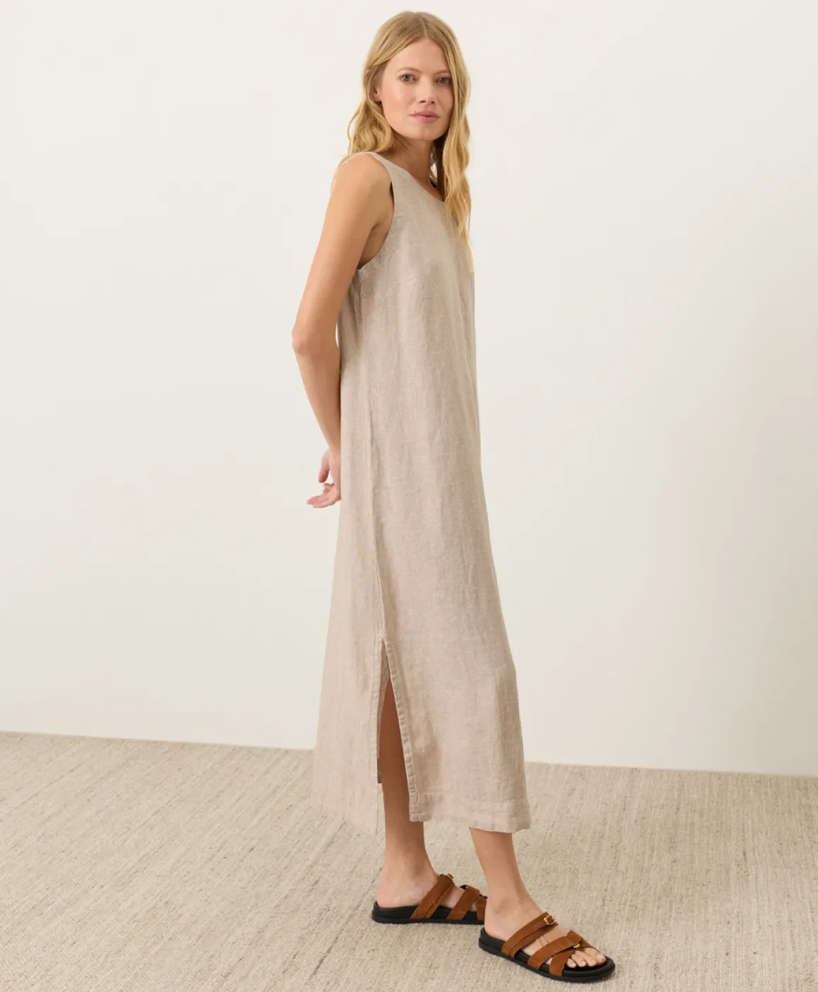Organic Linen Easy Tank Dress