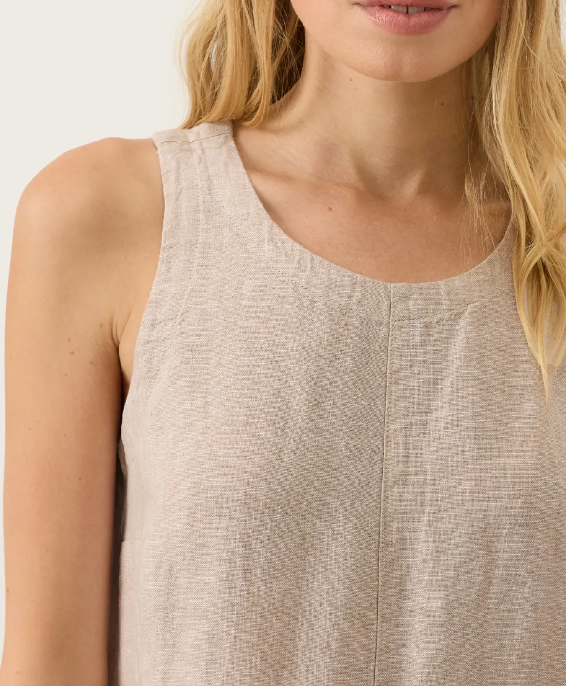 Organic Linen Easy Tank Dress