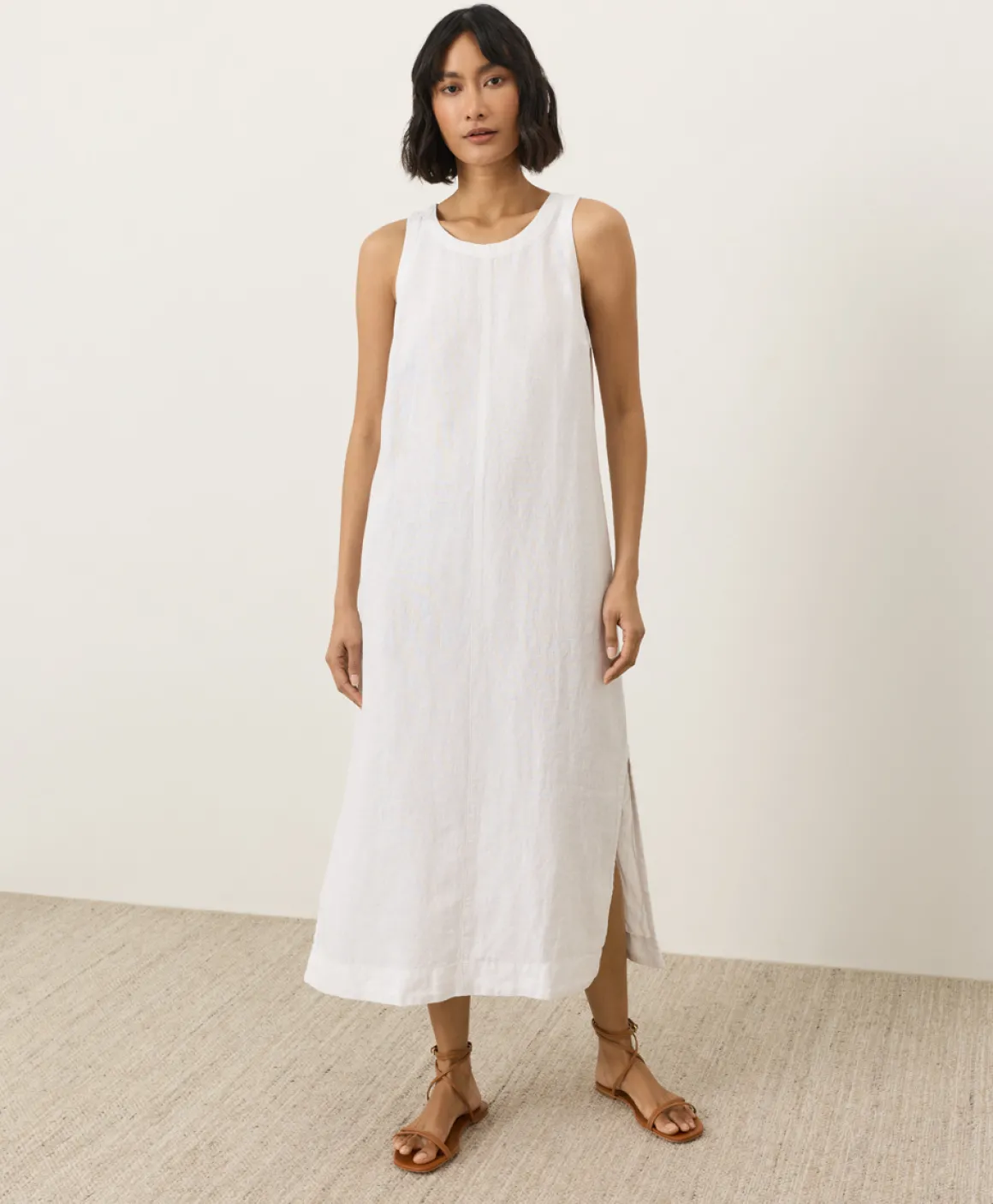 Organic Linen Easy Tank Dress