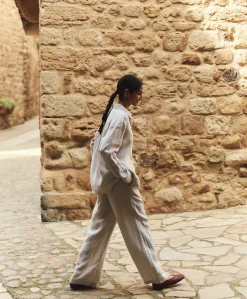 Organic Linen Easy Trouser Pant