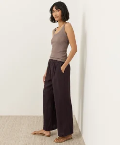 Organic Linen Easy Trouser Pant