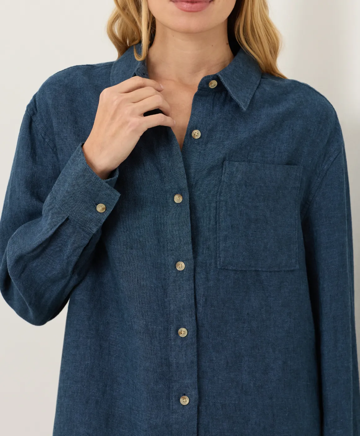 Organic Linen Relaxed Shirt
