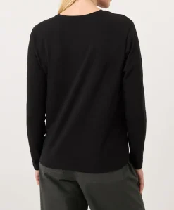 Organic Luxe Essential Crewneck Long Sleeve Tee