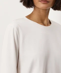 Organic Luxe Essential Crewneck Long Sleeve Tee
