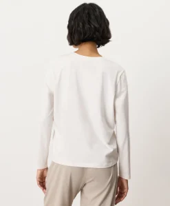 Organic Luxe Essential Crewneck Long Sleeve Tee