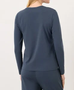 Organic Luxe Essential Crewneck Long Sleeve Tee