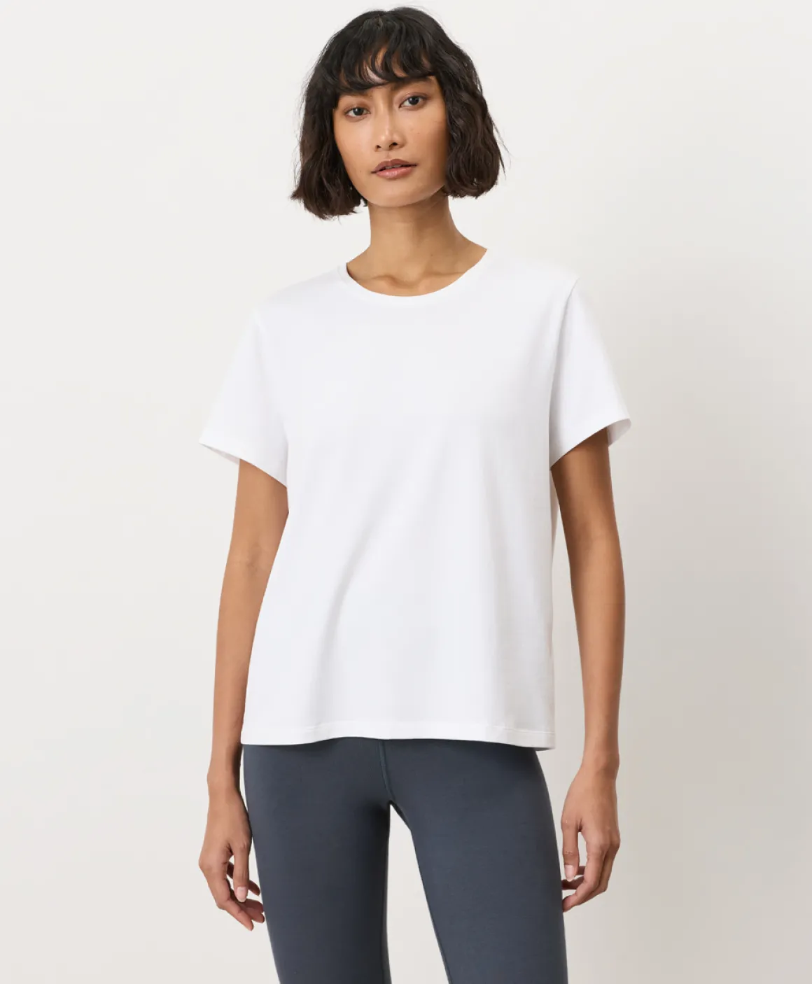 Organic Luxe Essential Crewneck Tee