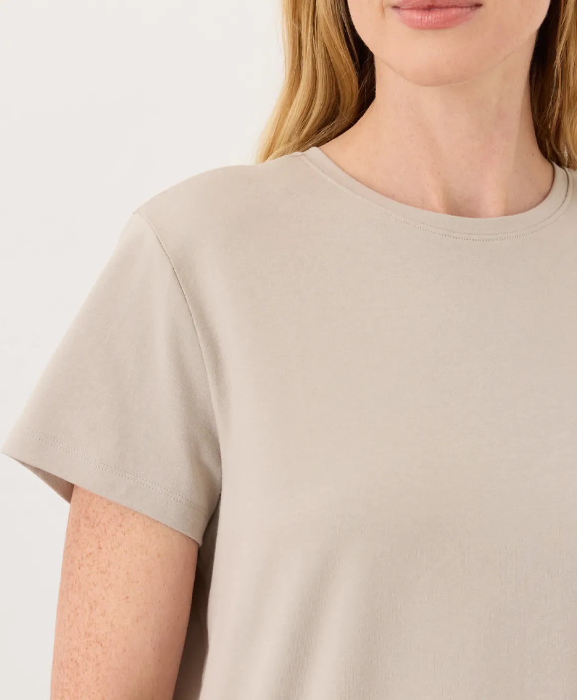 Organic Luxe Essential Crewneck Tee