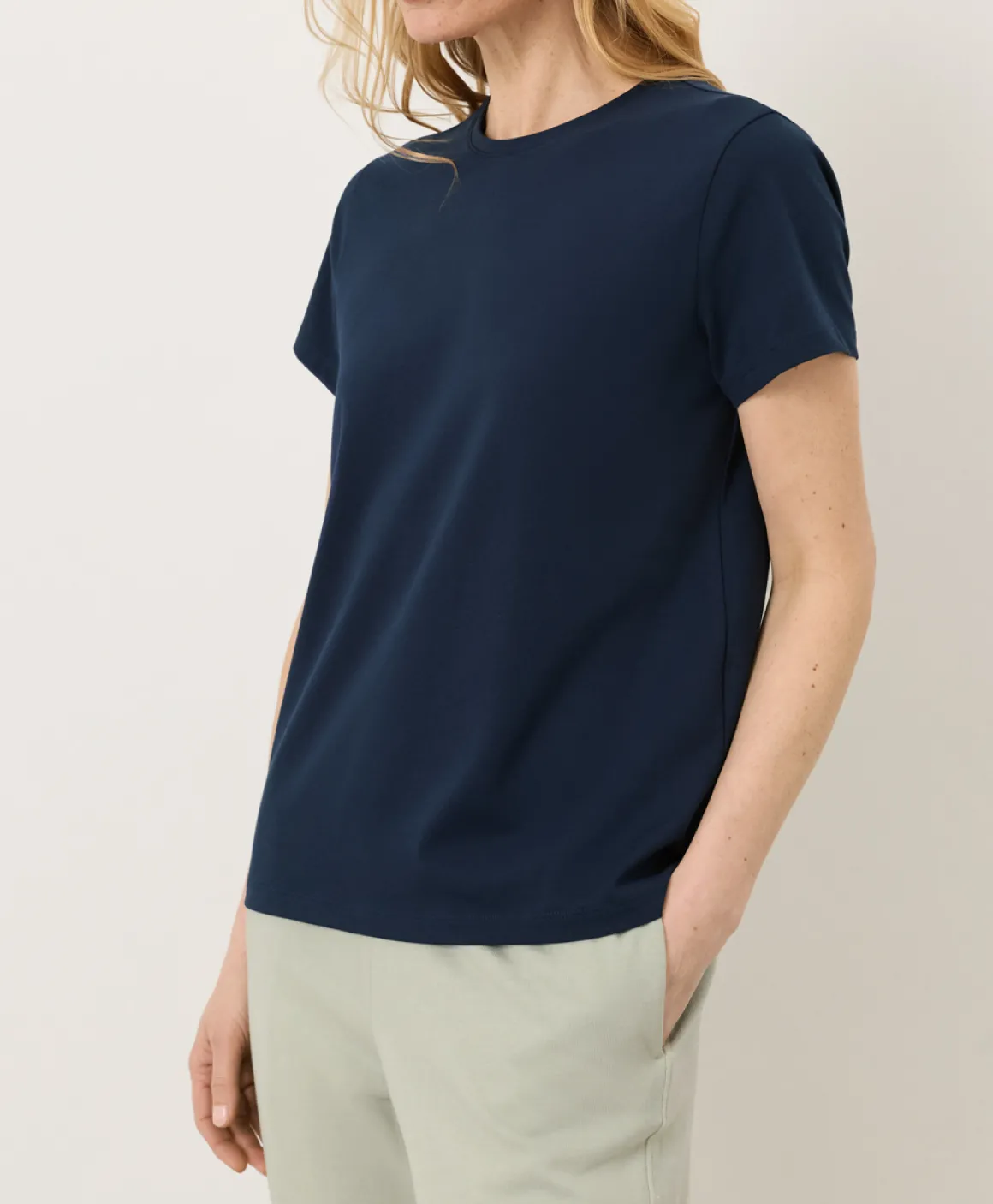 Organic Luxe Essential Crewneck Tee