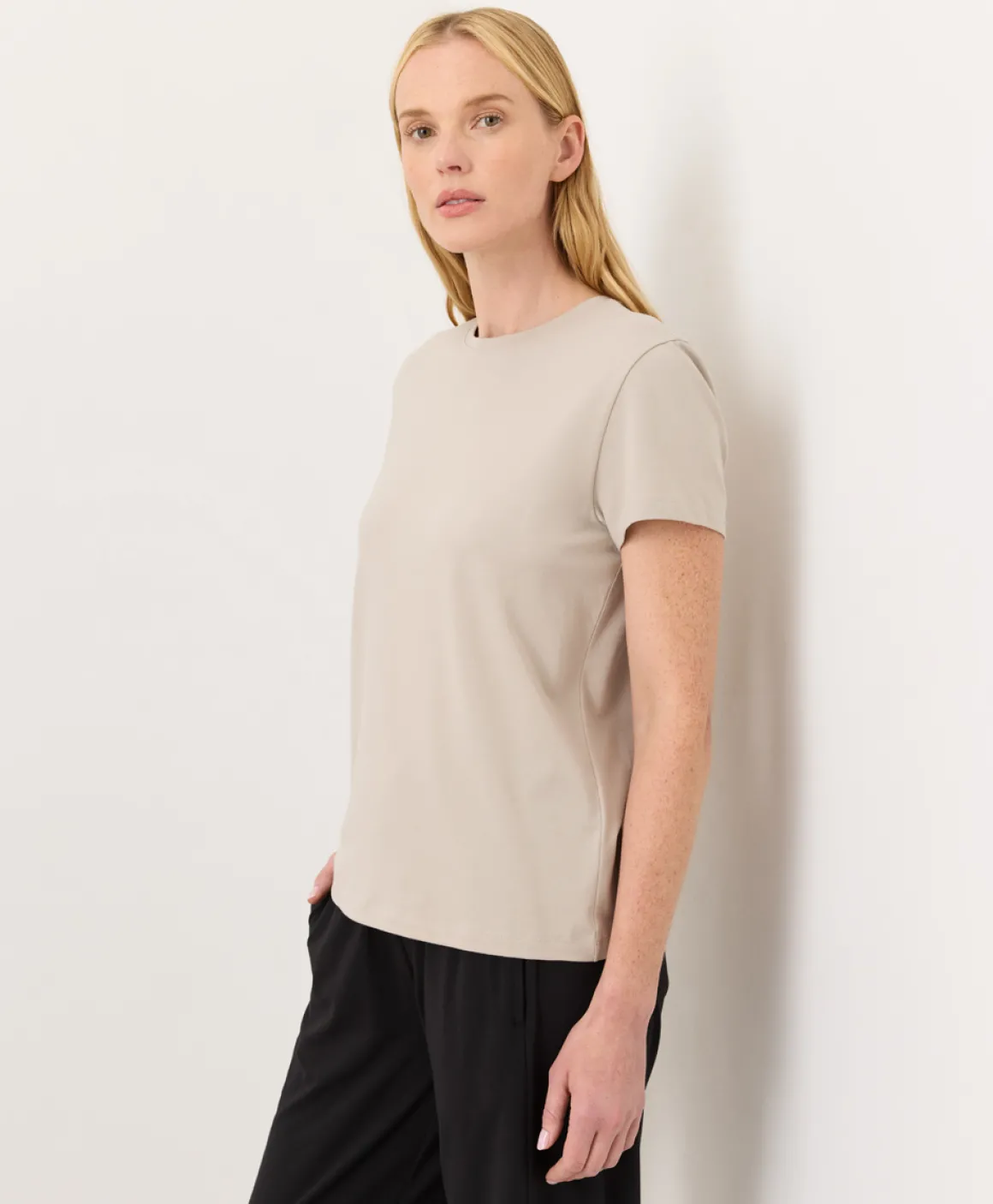 Organic Luxe Essential Crewneck Tee
