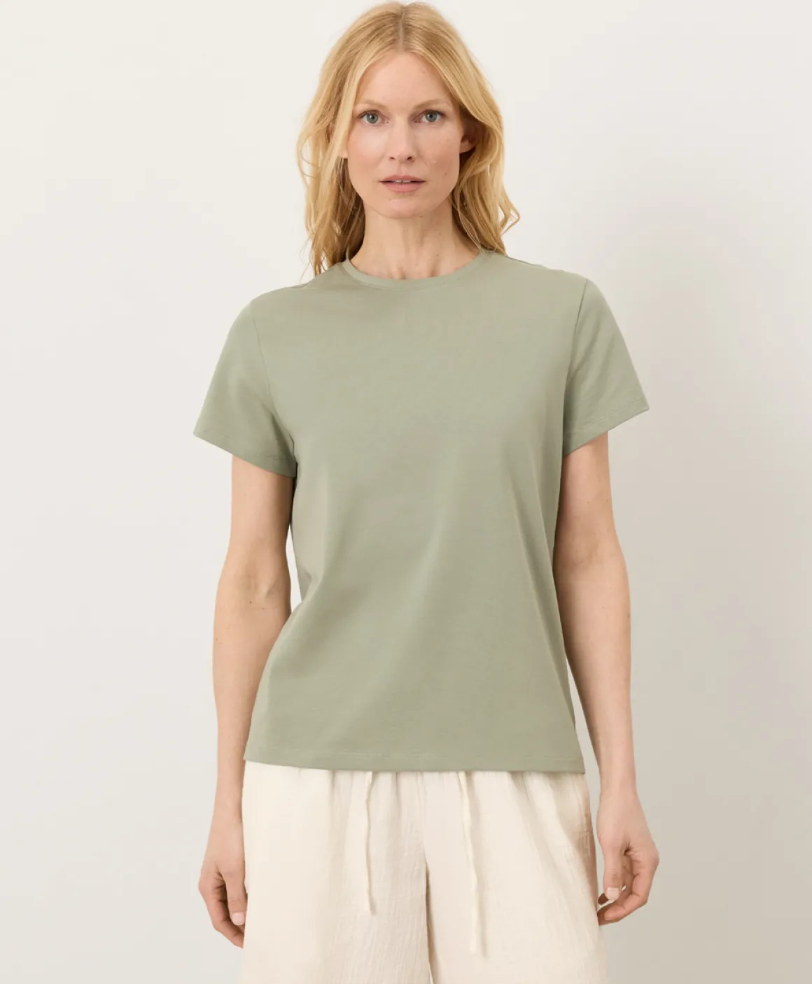 Organic Luxe Essential Crewneck Tee
