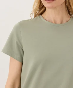 Organic Luxe Essential Crewneck Tee