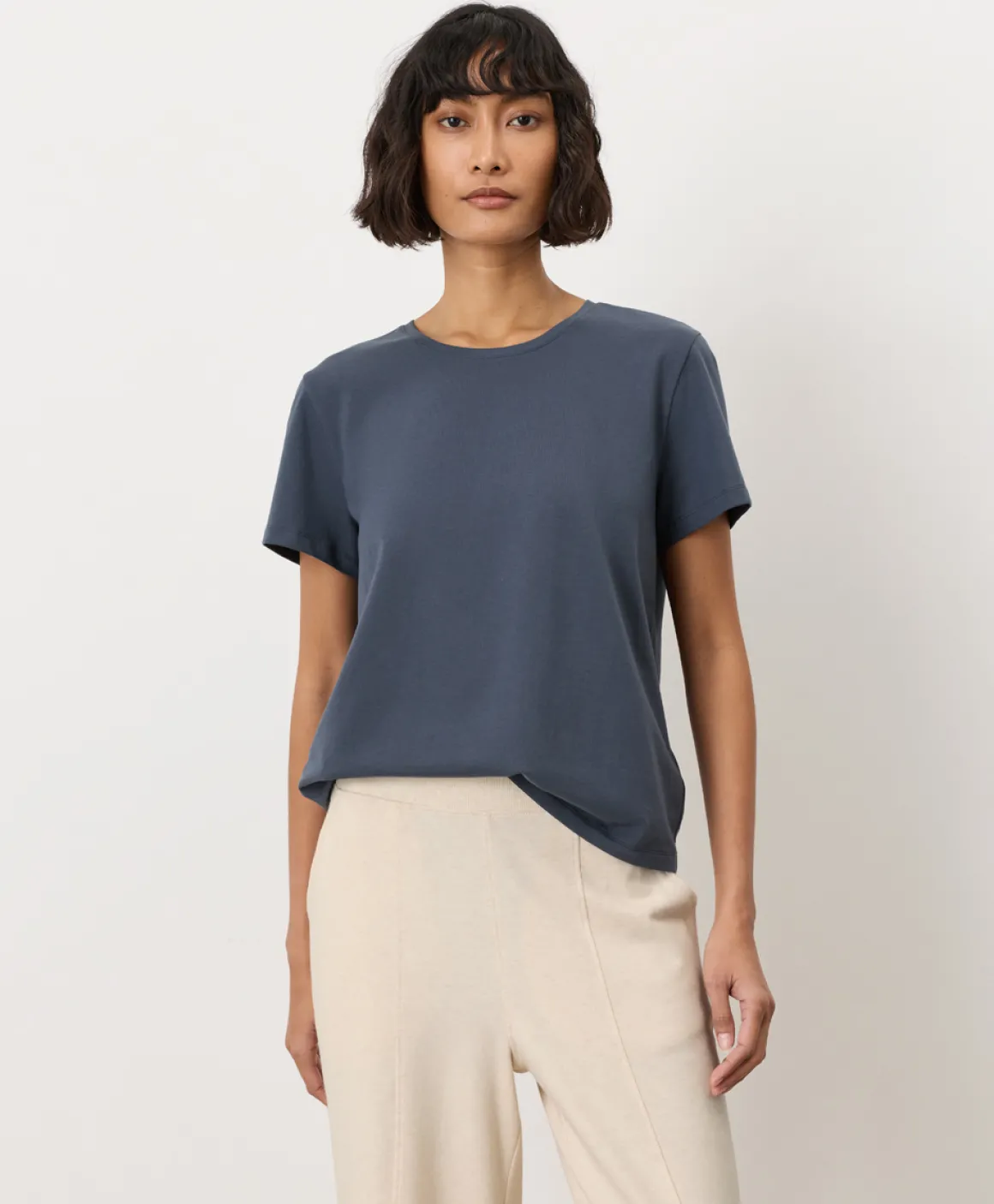 Organic Luxe Essential Crewneck Tee