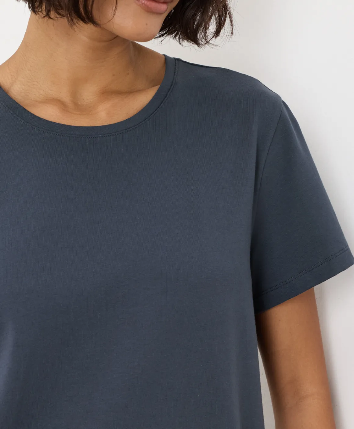 Organic Luxe Essential Crewneck Tee